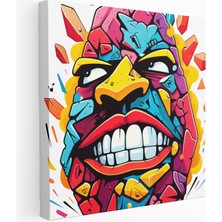 Popcasso Rolling Stones Desenleri Modern Sanat Duvar Tablosu