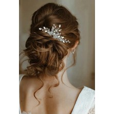 Tulle Store Gelin Tacı,gelin Saç Aksesuarı,gelin Saç Tokası,kristal Tarak Gelin Tacı