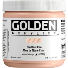 Golden Heavy Body Akrilik Boya 473 ml Seri 1 Titan Mars Pale 1576