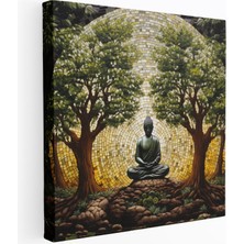 Popcasso Zen Bahçesi Manevi Temalı Dekoratif Kanvas Tablo