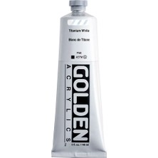 Golden Heavy Body Akrilik Boya 148 ml Seri 1 Titanium White 1380