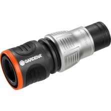 Zemira Gardena Stop Konnektörü, Donmaya Dayanıklı, Paketlenmiş, Siyah, 13 mm (1/2") - 15 mm (5/8")