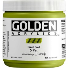 Golden Heavy Body Akrilik Boya 473 ml Seri 7 Green Gold 1170