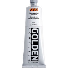 Golden Heavy Body Akrilik Boya 148 ml Seri 3 Transparent Red Iron Oxide 1385