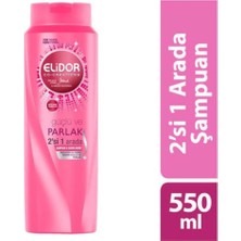 Elidor Şampuan Güçlü ve Parlak 2'si 1 Arada 550 ml