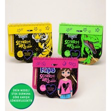 Giftmoda  Kazıma ve Boyama Aktivite Kitabı