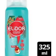 Elidor Doğanın Enerjisi Saç Bakım Şampuanı Argan Yağı ve Hibiskus Özü Dökülme Karşıtı ve Güçlü Uzamayı Destekleyici 325 ml