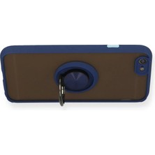 Magicool Iphone 6 Kılıf Montreal Yüzüklü Silikon Kapak - Lacivert
