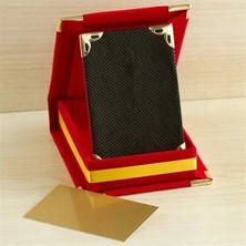 Aesco Kırmızı Boş Plaket
