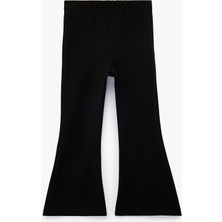 Koton Yırtmaç Detaylı Slim Fit Ispanyol Paça Tayt