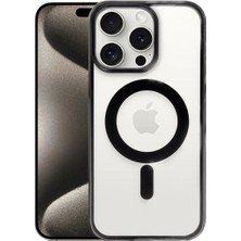 Magicool Iphone 15 Pro Kılıf Erozi Magsafe Kapak - Siyah