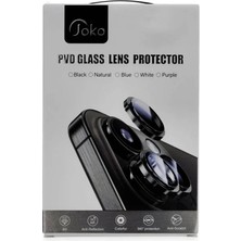 Magicool Joko  Iphone 16 Pvd Metal Kamera Lens - Mavi