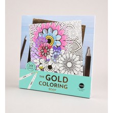 Giftmoda Premium Gold Varaklı Boyama Kitabı