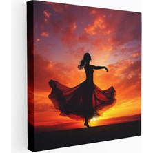 Popcasso Duvar Kompozisyonu Modern Kadın Silüeti Modern Fotoğrafçılık ile Dekoratif Duvar Tablosu