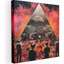 Popcasso Efsanevi Konser Temalı Pink Floyd Kanvas Tablo