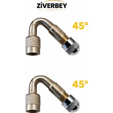 Ziverbey Lastik Sibop Ilavesi 45 Derece 2 Adet