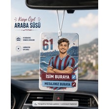 Çinili Sanat Kişiye Özel Karakter Çizimli Trabzonspor Araba Süsü