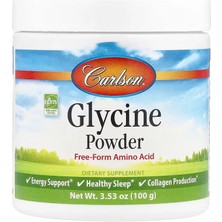 Carlson Glycine Powder Free Form Amino Acid Energy Support 100 G