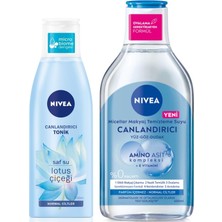 Zemira Nivea Canlandırıcı Micellar Makyaj Temizleme Suyu 400ML Nemlendirici Tonik 200ML, Arındırıcı, No