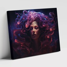 Popcasso Mitoloji Esrarengiz Medusa Modern Sanat Temalı Kanvas Tablo