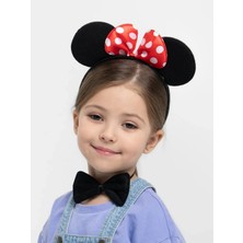 Ankaverse Minnie Mouse Kostüm Seti Taç Kuyruk Papyon Gösteri Seti
