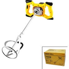 Go İthalat Mıxer Drıll ZY-120 Harç - Boya Karıştırıcı Mikser Matkap 120MM - 1800W (5468)