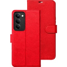 Magicool Xiaomi Redmi 15 5g Trend S Plus Kapaklı Kılıf - Kırmızı