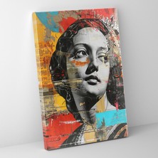 Popcasso Geleneksel Sanat Akımı ile Pop Sanat Klasik ve Pop Sanatın Birleşimiyle Na Kanvas Duvar Tablosu