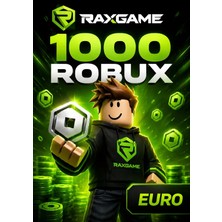 Nagazi 1000 Robux Roblox Dijital Kod – Euro Hesap Uyumlu, Anında Teslimat