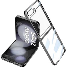 Ankaverse®  Samsung Galaxy Z Flip 5 Kılıf Fold Element Kapak - Siyah