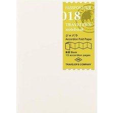 Zemira Midori Travelers Note Regular Size Refill - 018 Accordion Fold Paper