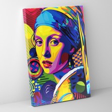 Popcasso Klasik Pop Sanat Klasizm ile Pop Sanatı Birleştiren Çağdaş Tasarım Kanvas Duvar Tablosu