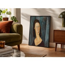 Blue Eyes - Amedeo Modigliani Çerçeveli Tablo