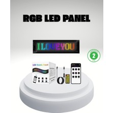 Ankaverse Rgb LED Panel – Mobil Uyumlu Yazı ve Gıf Destekli USB Bağlantılı Dekoratif Ekran