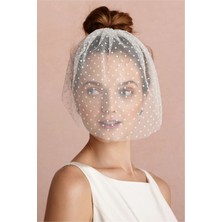 BBA Tulle Store Nikah Kepi,nikah Şapkası,düğün Kep Düğün Şapkası,puanlı Gelin Saç Aksesuarı Düğün Partisi Şapkası