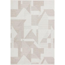 Bern BN03 Bej Modern Sisal Oturma Odası Halısı – Leke Tutmaz, Hav Toz Vermez, Yıkanabilir