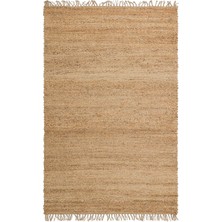 Natura NT02 Düz Jüt El Dokuma Bej Modern Kilim