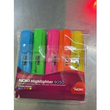 Modellino 5'li Noki Highlighter Canlı Fosforlu Kalem 9050