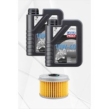 Oil Gros Cf Moto Clx 250 Filtre Yağ Bakım Seti Ys Liqui Moly Street OG015