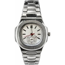 Aybars Erkek Kol Saati Çift Renk, Çelik Kordon, Siyah Kadran Quartz Analog Bilek Saati