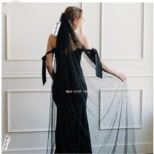 BBA Tulle Store 2 mt Nikah Duvak,gelin Duvak,düğün Duvağı 2 mt Gelin Duvağı,gelinlik Aksesuarı Nikah ,incili