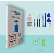 Tkgz - Xiaomi Poco M3 - Bn 62 - Batarya Pil Sıfır Güçlendirilmiş + Tamir Seti + B-7000 - Realpower