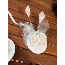 Tulle Store Nikah Şapkası, Vualet,nikah Tacı,parti Gelin Taç Nikah Şapkası,saç Aksesuarı,kep Gelin Başlık