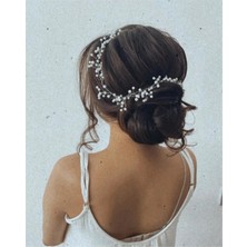 Tulle Store Saç Aksesuarları, Kristal-Inci Gelin Tacı,gelin Saç Aksesuarı,düğün Aksesuar,nişan Kına Lohusa Tacı,