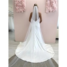 Tulle Store 2 mt Düz Duvak Düğün Duvağı, Tül Gelin Peçe Düğün Uzun Peçe, Gelin Düğün Duvağı,