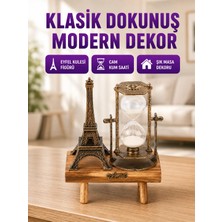 Najmaddin Karg Masa Üstü Ahşap Kum Saati – Dekoratif, Dayanıklı ve Şık Najmaddin