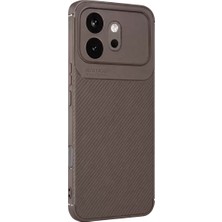 Aesco Mey Ithalat®  Huawei Honor 600 Auto Focus Karbon Kapak - Gri