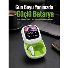 Aesco Mey Ithalat® Kayar Kapak Tasarımlı Dokunmatik Ekranlı Kablosuz Bluetooth Kulaklık
