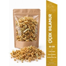 Natvera Çiçek Ihlamur 50 gr | %100 Doğal Ihlamur Çiçeği | Katkısız Bitki Çayı | Kilitli Kraft Doypack