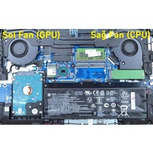 Bilbor Bilgisayar Hp Omen 15-CE008NT 2GR89EA Fan V2 (Sol Fan)